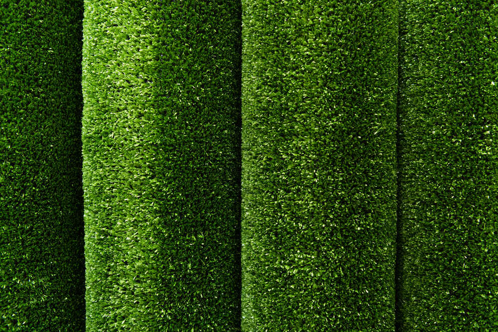 Artificial grass: rolls of artificial turf