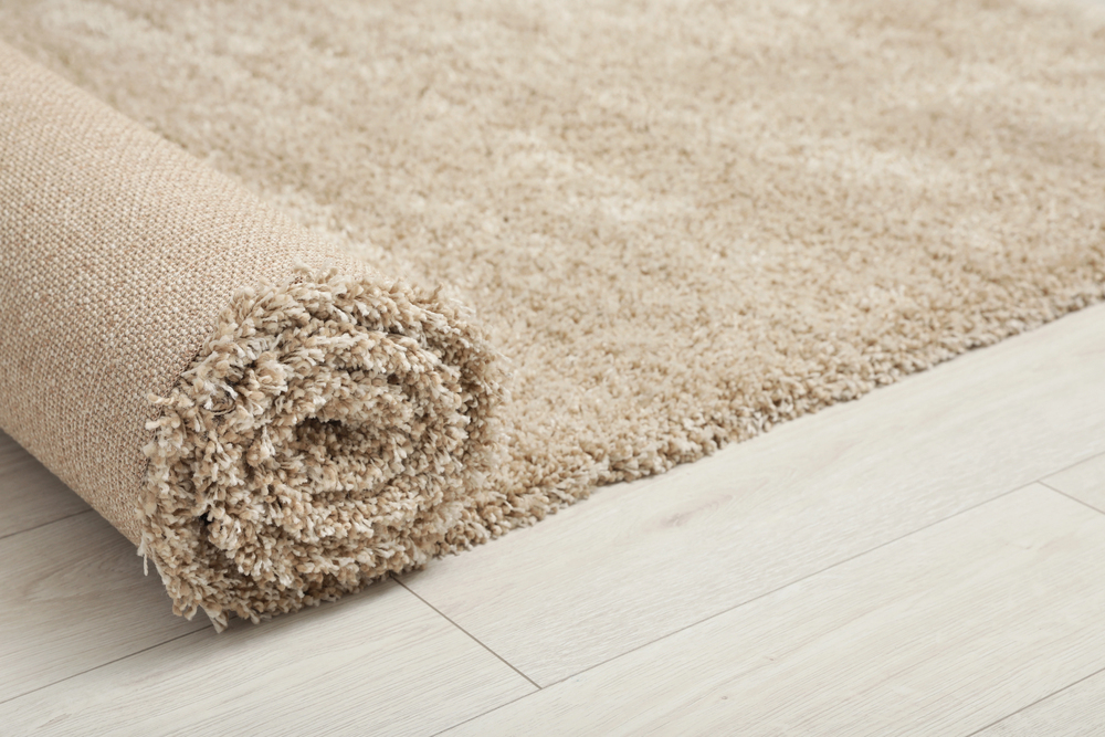 How to tell if it's good quality carpet - carpet roll on floor